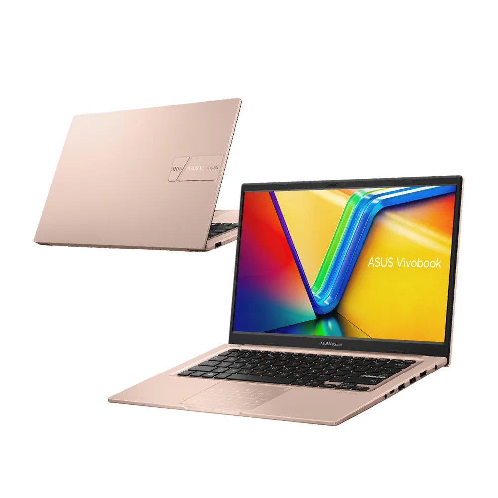 【ASUS 華碩】福利品 14吋13代i7輕薄16G筆電-蜜誘金(VivoBook X1404VA/i7-1355U/16G/1TB SSD/W11)