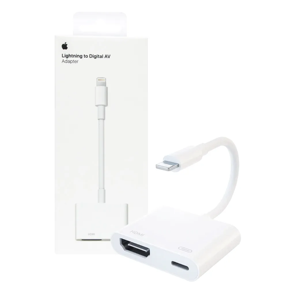 【Apple 蘋果】原廠公司貨A1438 / Lightning Digital AV 數位影音轉接器(盒裝)