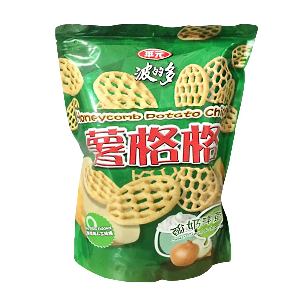 【華元】波的多薯格格(酸奶洋蔥口味500g/夾鏈袋)