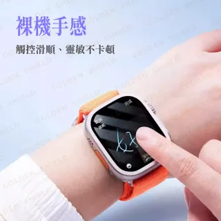 【GOLDEN SHIELD】秒貼蘋果手錶螢幕保護貼 滿版秒貼 貼膜神器 螢幕貼 Apple Watch 11 10 9 8 7 SE Ultra