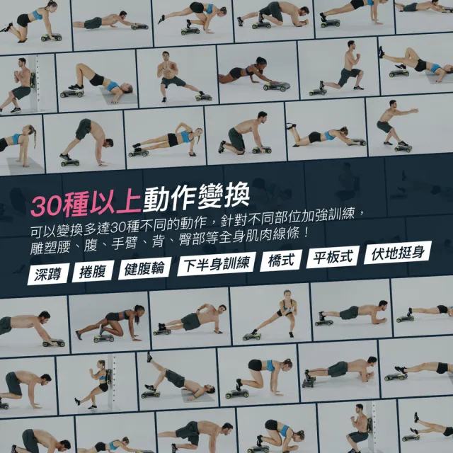 【Wonder Core】Slide Fit 健身滑板-粉(健腹輪/捲腹器)
