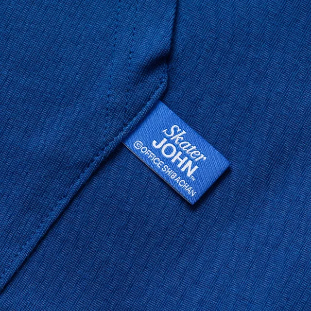 【富邦悍將】悍將 x Skater JOHN 草寫LOGO聯名無袖帽TEE(藍_M-3XL)