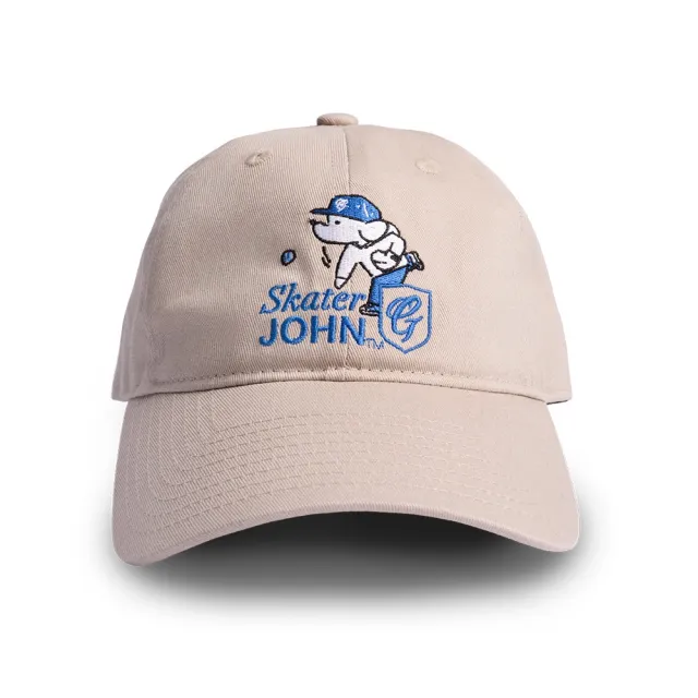 【富邦悍將】悍將 x Skater JOHN 聯名老帽(米灰)