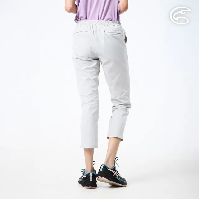 【ADISI】女SORONA COOL植物紗抗皺降溫裸踝褲 AP2611045 冰灰 S-XL｜彈性 快乾 透氣 休閒褲 九分褲