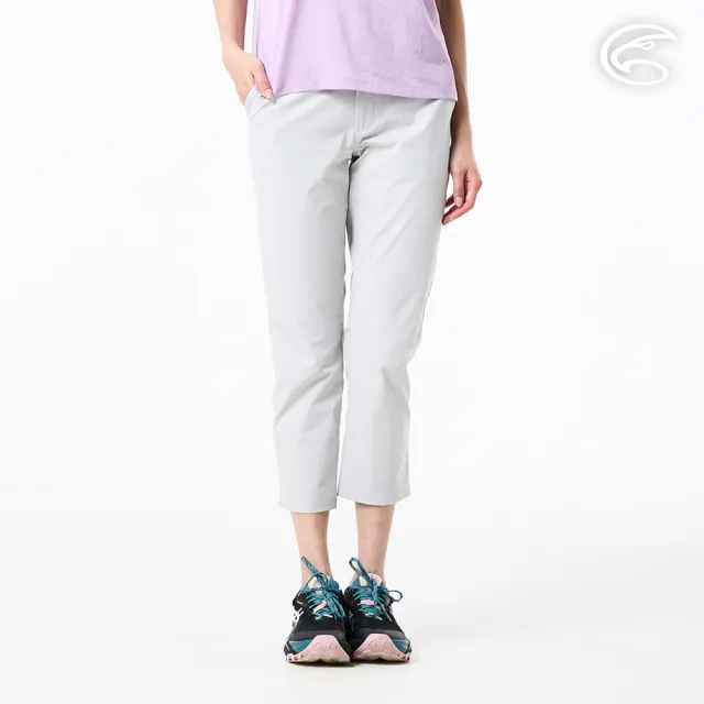 【ADISI】女SORONA COOL植物紗抗皺降溫裸踝褲 AP2611045 冰灰 S-XL｜彈性 快乾 透氣 休閒褲 九分褲