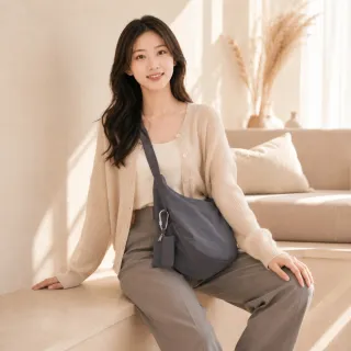 【EMMA SUE】雙11 斜背包 單肩包 牛津布 輕量 日常 百搭 大容量 女生包包 側背包 女包 女生 禮物