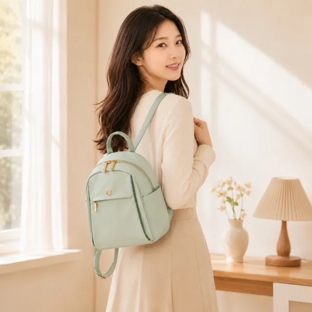 【EMMA SUE】雙11 小後背包 雙肩包 後背包 女包 女生包包 牛津布 包包 輕量包包 通勤 送媽媽 禮 