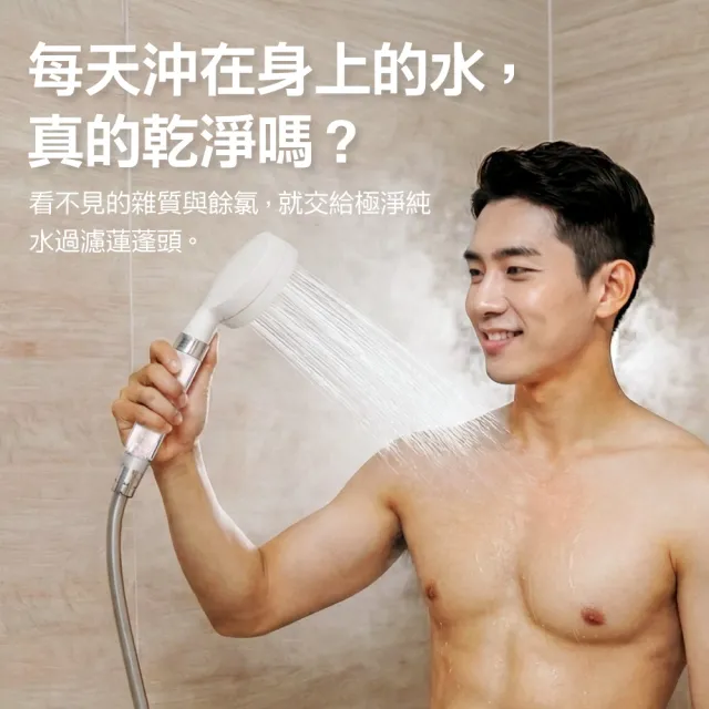 【CAESAR 凱撒衛浴】極淨純水 除氯過濾蓮蓬頭 替換濾芯３入組(PP 過濾綿)