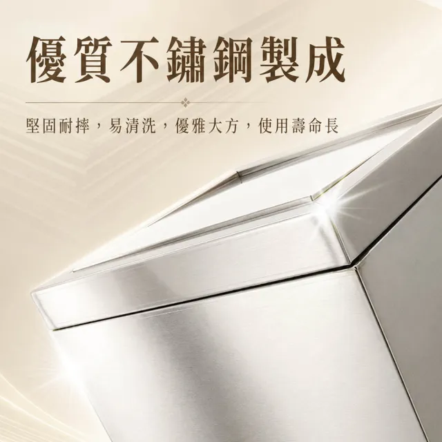 不銹鋼垃圾桶 廚餘回收桶 搖擺式垃圾桶 清潔箱 分類桶 環保分類垃圾桶 資源回收桶 208-STC90S
