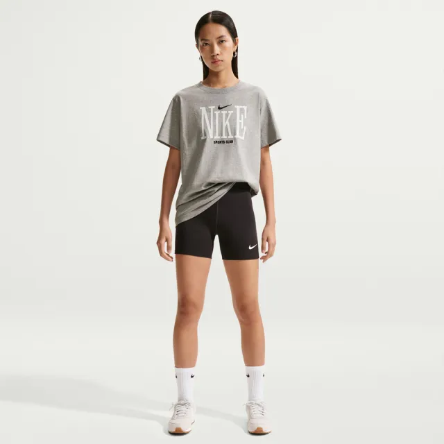 【NIKE 耐吉】短袖上衣 女 T恤 AS W NSW CLSC BF OC INCONNECT 灰 IR7889-063