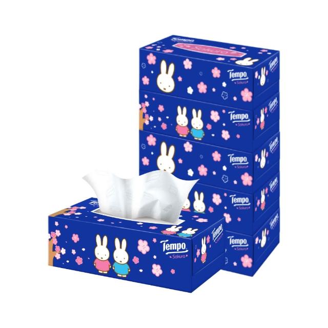 【TEMPO】Miffy 櫻花限量版3層盒裝面紙(86抽/18盒/箱)