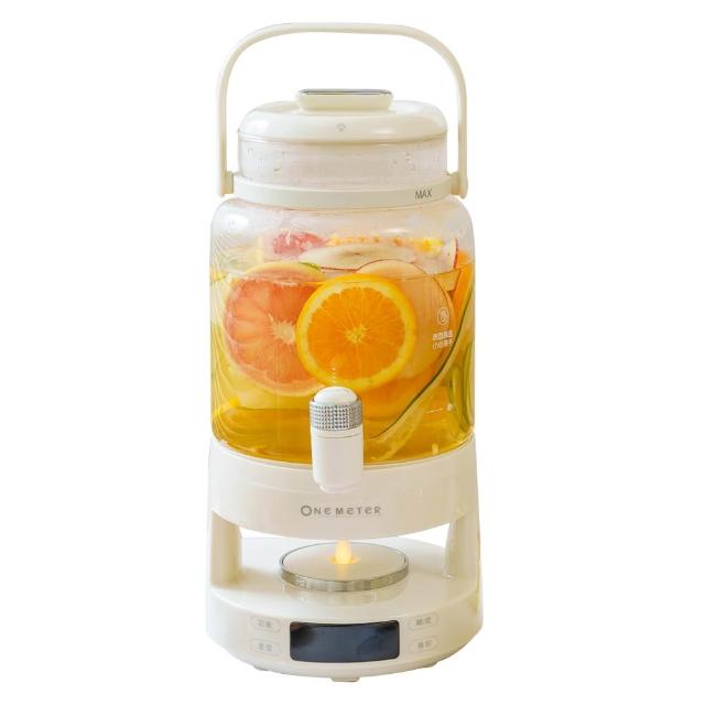 【one-meter】★登錄保固送咖啡★轉轉煮茶機｜多功能冷熱兩用花茶壺