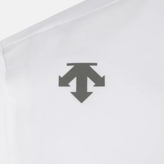 【DESCENTE】短袖上衣 男 女 中性 快排 UNI QUICK-DRY SHORT SLEEVE T-SHIRTS 白 SR113RTS21-WHT0