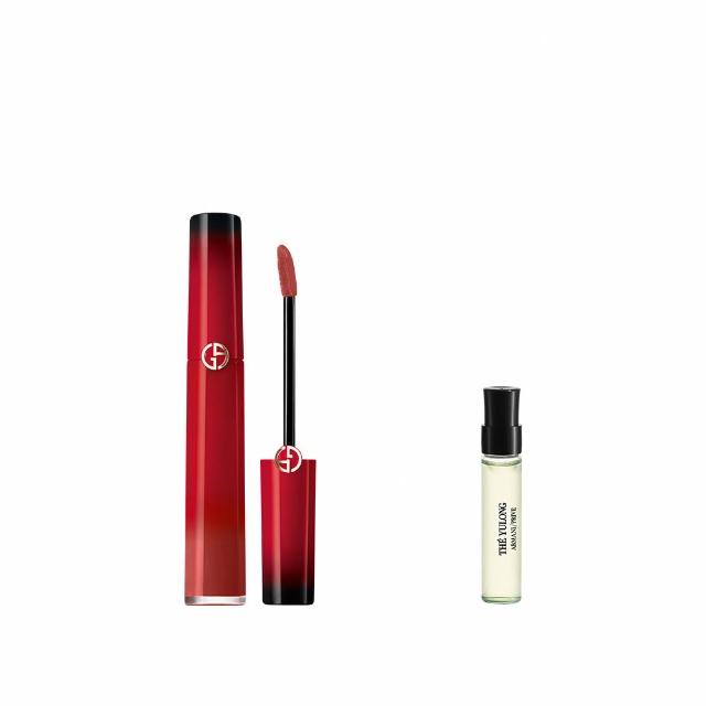 【ARMANI 亞曼尼】官方直營 奢華絲絨訂製唇萃 6.5ml 25周年限定版(唇彩/唇釉/GA