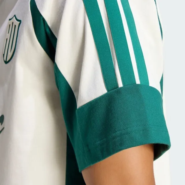 【adidas 愛迪達】M Lux Tiro T Sc 男女 T恤 運動上衣 休閒短袖 白綠 亞版 純棉(KS5052)