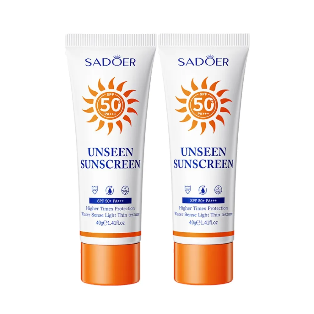 SADOER SPF50+防曬霜2入組(防曬、護膚、防水、補水、保濕、輕透)