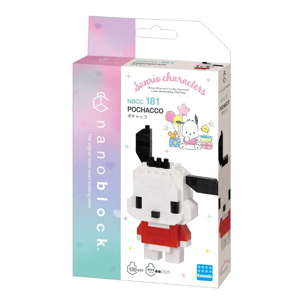 【nanoblock 河田積木】NBCC_181 三麗鷗 帕恰狗Pochacco(Sanrio)