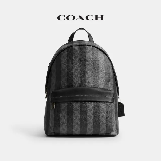 【COACH】蔻馳官方直營 TAYLOR 經典標誌條紋雙肩包 後背包-2色任選(CDX88)