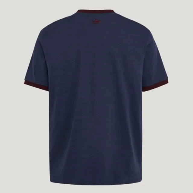 【adidas 愛迪達】運動 休閒 T恤 男上衣 RINGER TEE(LE7356)