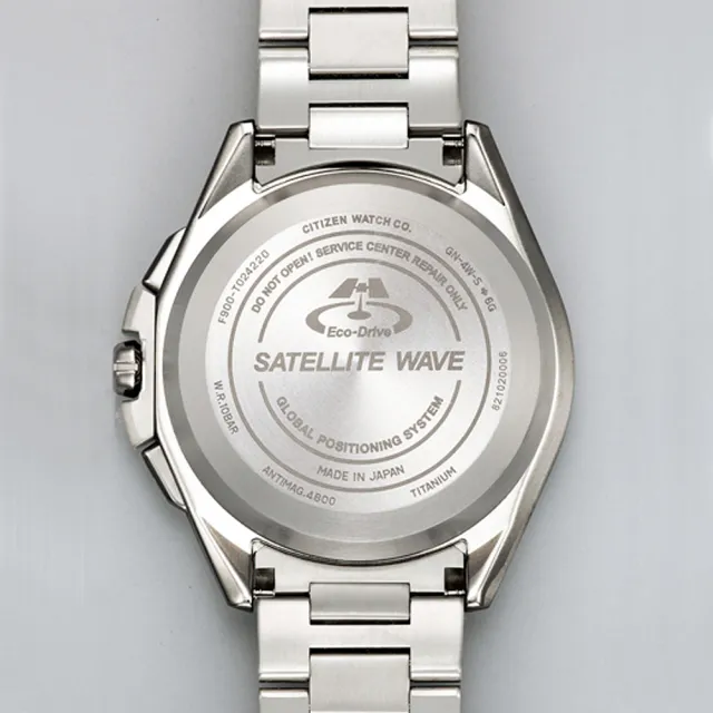 【CITIZEN 星辰】光動能GPS衛星對時鈦金屬手錶-43.5mm 父親節 送禮(CC9070-56H)