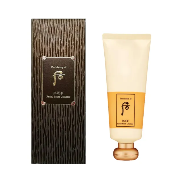 【WHOO 后】拱辰享洗顏乳 180ml(多款任選 國際航空版 雪白/津率享/享水妍山茶花保濕/陰陽調和)