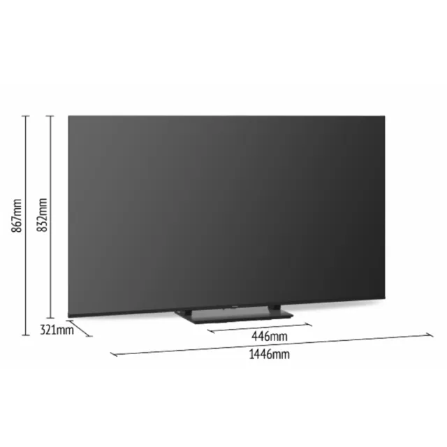 【Panasonic 國際牌】65型4K Mini LED 144Hz聯網顯示器_無視訊盒_送壁掛安裝(TV-65W95BGT)