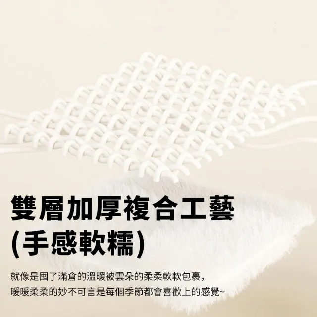 【Nil】華夫格雙面絨毛午睡毯 辦公家用空調沙發蓋毯 100*150cm（小毯子 毛毯 空調被 旅行毯 汽車毯 夏被）