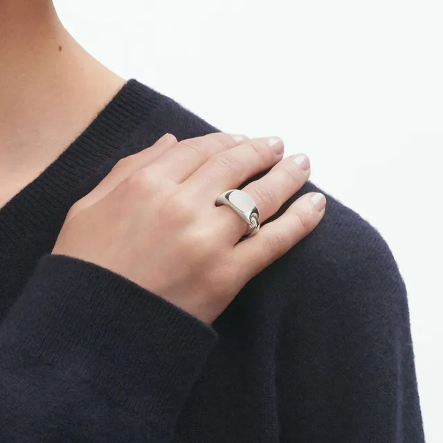 【Georg Jensen 喬治傑生】REFLECT 印戒 (純銀)