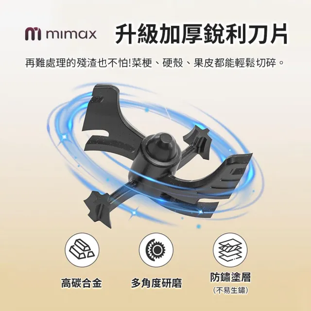 【mimax 米覓】3.3L淨味除吋智能廚餘機