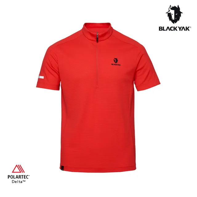 【BLACKYAK】男 POLARTEC DELTA涼感短袖半開襟(三色)戶外登山 透氣 防紫外線 吸濕快乾｜FB1MC801