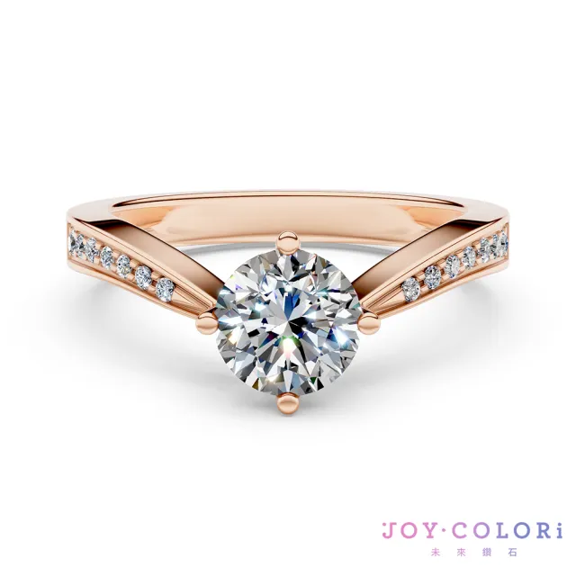 【JOY COLORi 未來鑽石】IGI 0.50克拉 DVS1 18K金 求婚鑽戒(培育鑽石 阿波羅之詩 RS2770LG)
