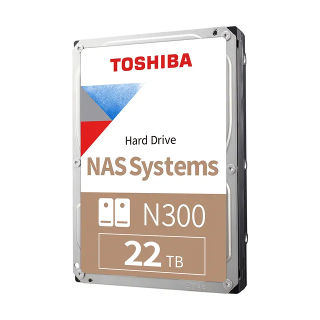 【東芝】搭微軟365★N300系列 3.5吋 22TB 7200轉 512MB NAS內接硬碟(HDWG62CAZSTA)