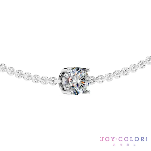 【JOY COLORi 未來鑽石】PT950鉑金 耀光 20分圓鑽手鍊 BR8043BLG(培育鑽石)