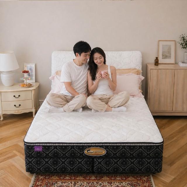 【床的世界】涼感天絲乳膠蜂巢式獨立筒雙人床墊 A1 5x6.2尺 ( 軟硬適中 獨立筒 雙人床墊 正台灣製 )