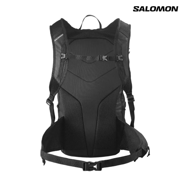 【salomon】TRAILBLAZER 20 多功能背包 黑/合金灰
