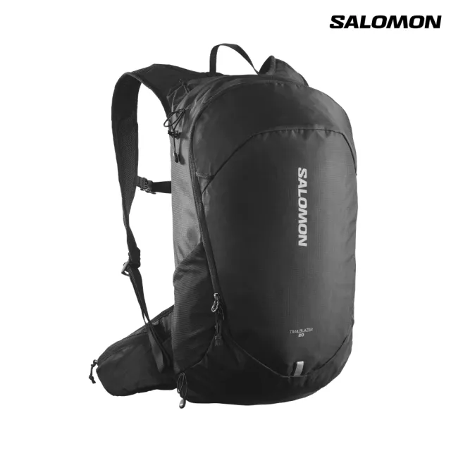 【salomon】TRAILBLAZER 20 多功能背包 黑/合金灰