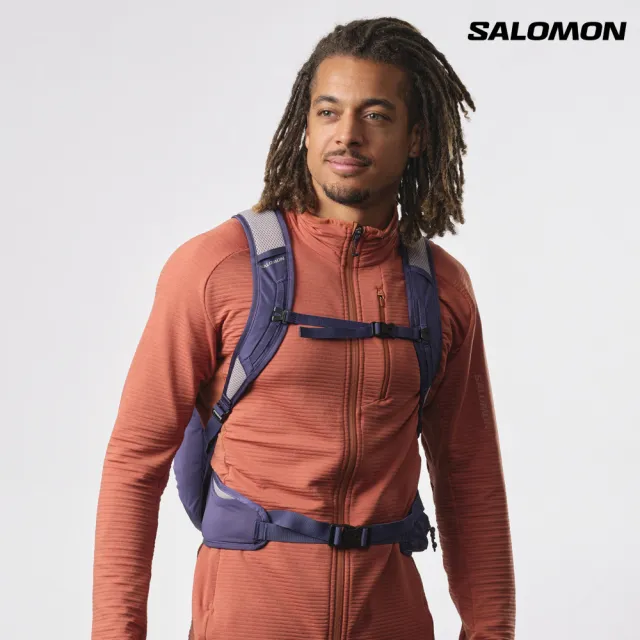 【salomon】TRAILBLAZER 20 多功能背包 蝴蝶藍/魅灰