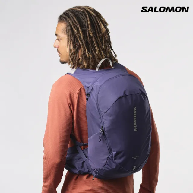 【salomon】TRAILBLAZER 20 多功能背包 蝴蝶藍/魅灰