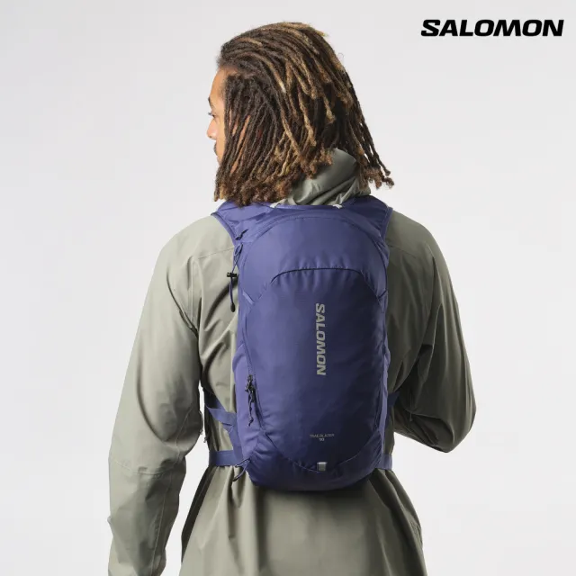 【salomon】TRAILBLAZER 10 多功能背包 深藍/幽靈灰