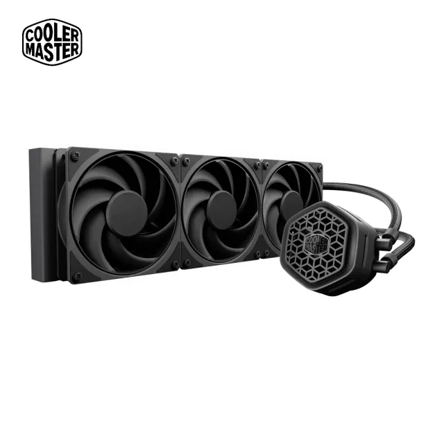 【Cooler Master 酷碼】Cooler Master MasterLiquid Atmos II Stealth 360 黑化版 水冷散熱器
