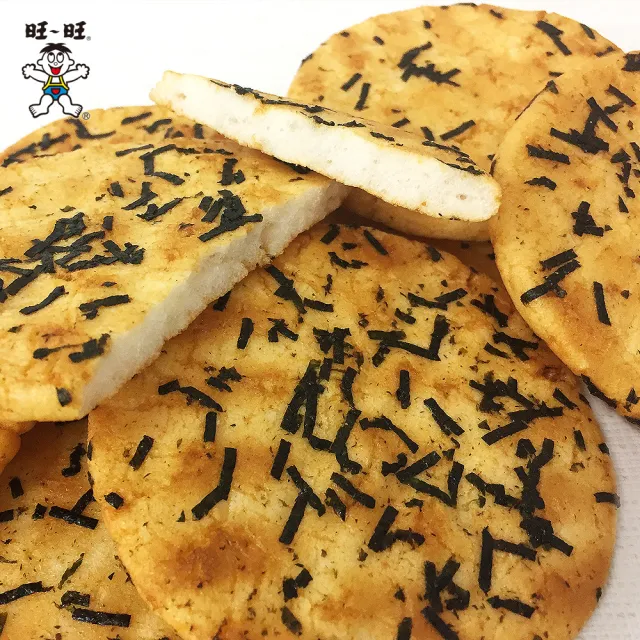 【旺旺】厚燒海苔經濟包 350g/包(米果 經典餅乾)