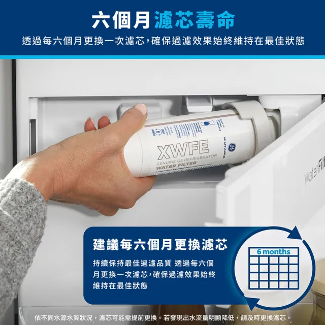 【GE 奇異】冰箱淨水濾心(XWFE)