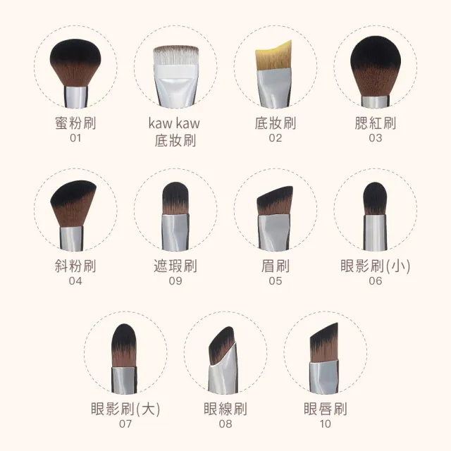 【JLIN】胡桃木典藏刷具-蜜粉刷01