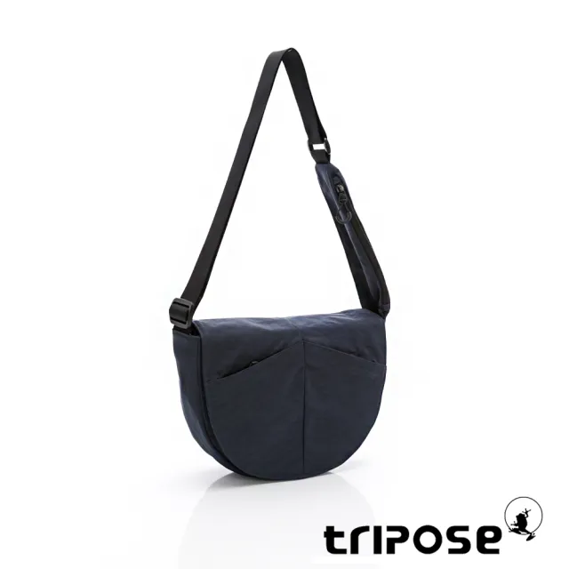 【tripose】ORBIT微皺尼龍半月斜背包-多色 (郵差包/休閒包)