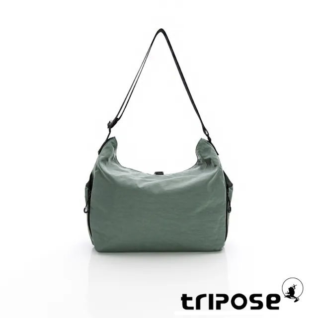【tripose】ORBIT微皺尼龍垂墜感斜背包-多色 (側肩包/通勤包)