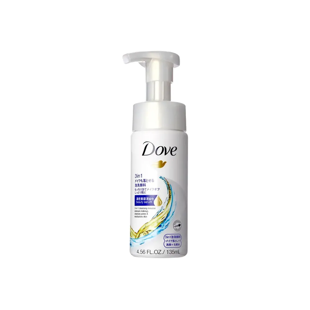 【Dove 多芬】3合1潤澤卸妝潔面慕絲135ML