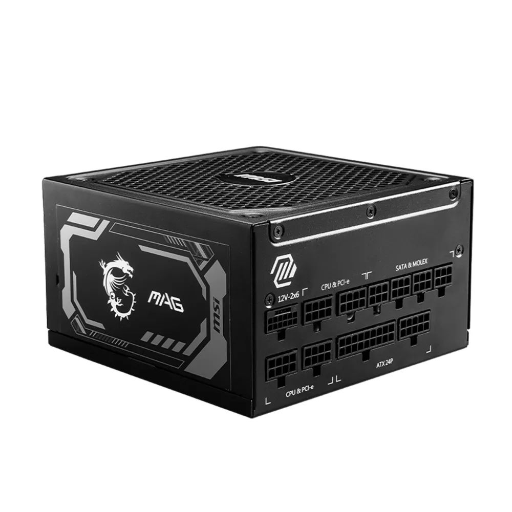 【MSI 微星】MAG A1000GL PCIE5 80PLUS 1000W 金牌 電源供應器