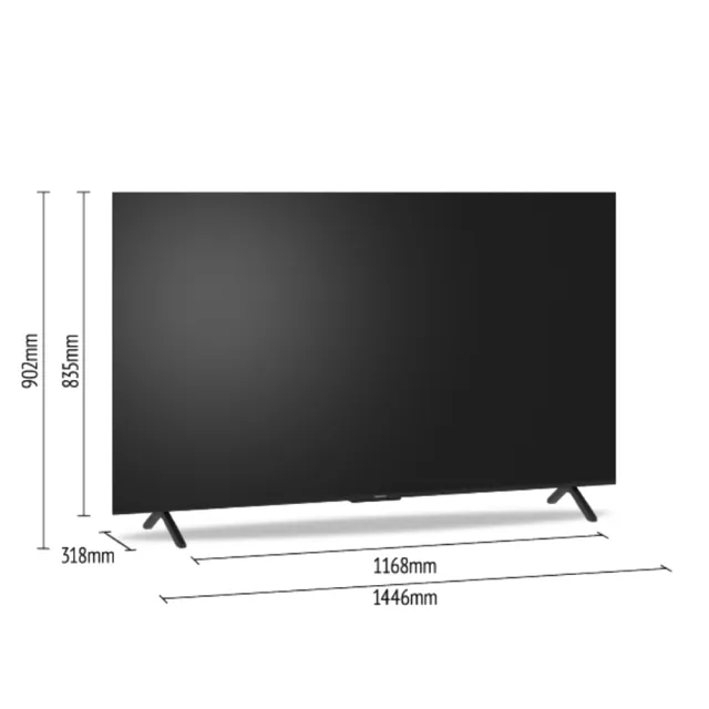 【Panasonic 國際牌】65型4K HDR Google TV聯網顯示器_無視訊盒_送壁掛安裝(TN-65W80BGT)