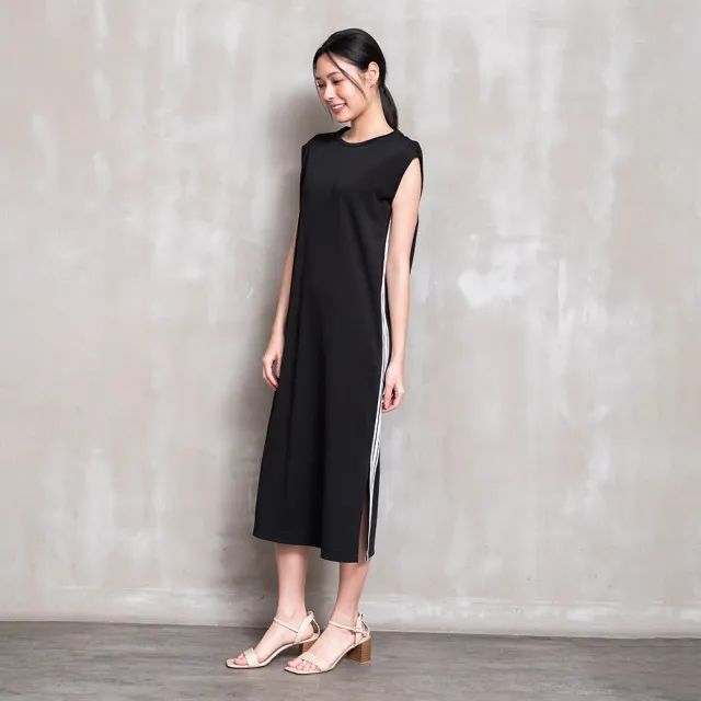 【perng yuh 芃諭名品】時髦律動 側條飾 小包袖 洋裝(2026 SS Collection｜5A春夏新品上市)
