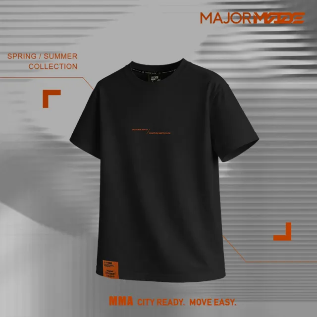 【MAJOR MADE】MJR撞色布標厚磅短Ｔ(短袖上衣/彈力上衣/短T)